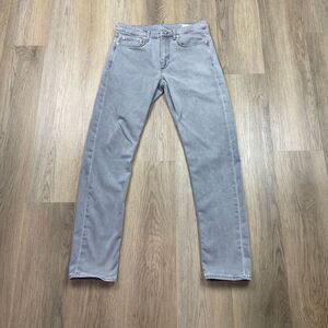 Rag & Bone Jeans Mens 30x32 Gray Straight Denim Slim Fit Strecht